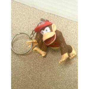 Vintage Nintendo Donkey Kong Diddy Kong Custom Made keychain figure Toy Bandai